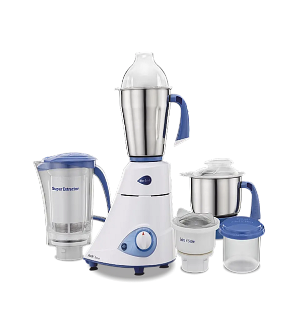 Preethi Blue Leaf Platinum Mixer Grinder 750 Watt Motor with 5 Jars